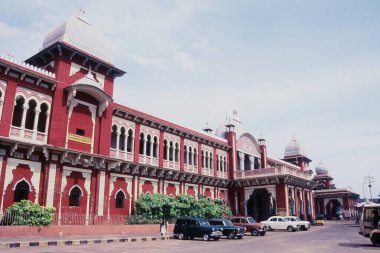 Egmore Tren İstasyonu, Madras, Chennai, Tamil Nadu, Hindistan