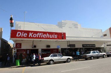 Güney Afrika 'daki Koffiehui dükkanının ölüm saati.