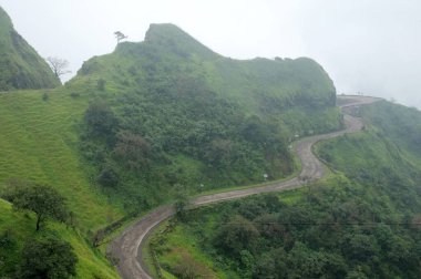 Ghat of Gaganbavda Devgad, Maharashtra, Hindistan yolunda 