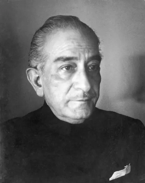 stock image Portrait of Ali Yawar Jung India 1940s   