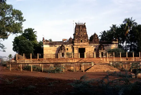 stock image Velangudi temple 1 of the 9 Clan temple of chettinad Tamil Nadu INDIA