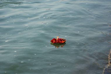 Haridwar, Uttar Pradesh, Hindistan 'daki Ganga suyuna 