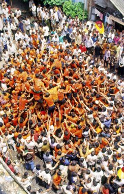 Janmashtami, Mumbai, Maharashtra, Hindistan 