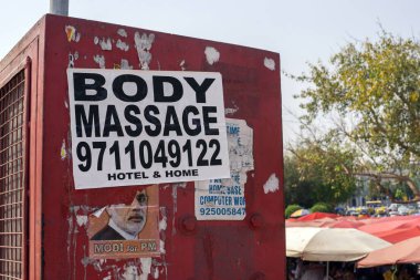 Narendra Modi Elektrik Kutusu için Poster Delhi Hindistan Asya