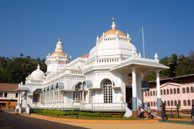 Priol, Ponda, Goa ve Hindistan 'daki Shri mangesh tapınağı. 