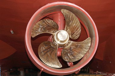 Geminin yakın görüntü pervanesi