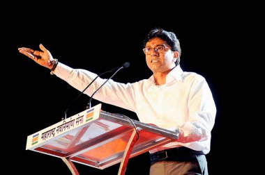 Maharashtra Navnirman Sena leader Raj Thackeray  clipart