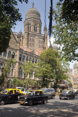 Mumbai Maharashtra Hindistan Asya 'nın merkez binası chhatrapati shivaji terminali.