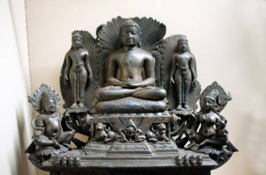 Jain tirthankar vadodara müzesinden Gujarat Hindistan Asya