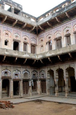 Haveli, Nawalgarh, Rajasthan, Hindistan 