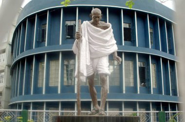 Jaizwal, Mizoram 'da Mahatma Gandhi Heykeli