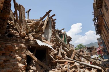 Konut binası çöktü, deprem, nepal, asya 