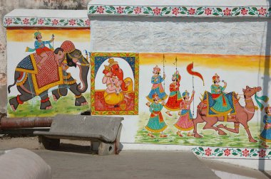 Kraliyet mesleğinin duvar resmi