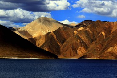 Pangong Tso lake, Ladakh, Jammu and Kashmir, India, Asia clipart