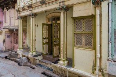 Eski Karmkand Pandit Evi, Sidhpur, Patan, Gujarat, Hindistan, Asya 