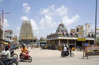 Ekambareshvara Tapınağı ay Kanchipuram Tamilnadu Hindistan