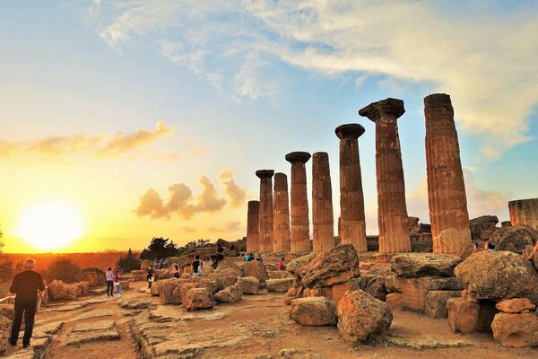 Juno Temple, Valley of Temples, Agrigento, Sicily, Italy, Europe