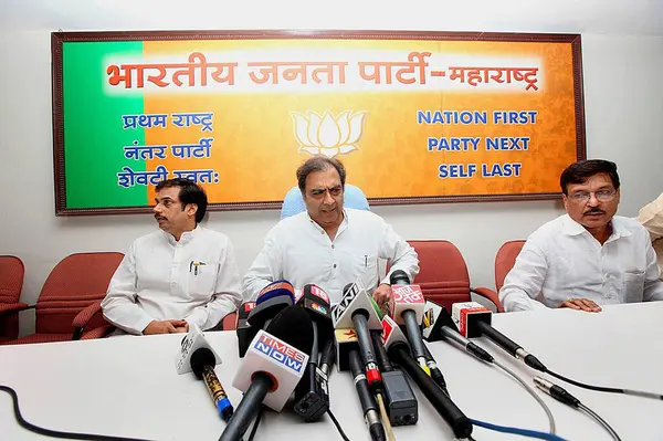 stock image Bharatiya Janta Party BJP candidate Mahesh Jethmalani  