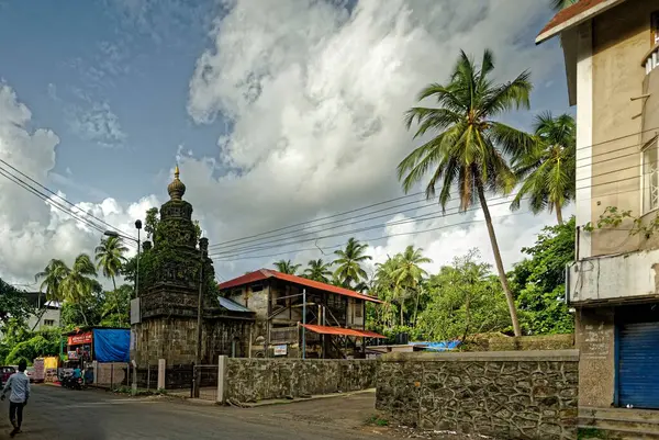 stock image Shiva temple, alibag, raigad, Maharashtra, India, Asia 