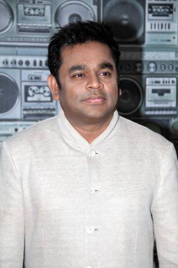 A R Rahman, Allah Rakha Rahman, Hint müzik bestecisi, müzik yapımcısı, şarkıcı, söz yazarı, müzisyen, anne filmi promosyonu, Mumbai, Hindistan, 9 Mayıs 2017 