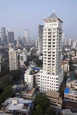 Mumbai Maharashtra Hindistan 'da Gökdelen Girgaon 