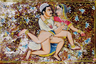 Erotik minyatür resim, Hindistan, Asya