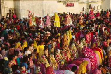 Gangaur Festivali, Jaipur, Rajasthan, Hindistan 