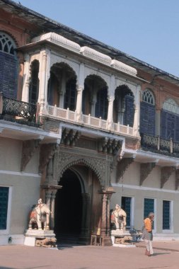 Entrance of Palace, Ramnagar Fort, Varanasi, Uttar Pradesh, India, Asia clipart