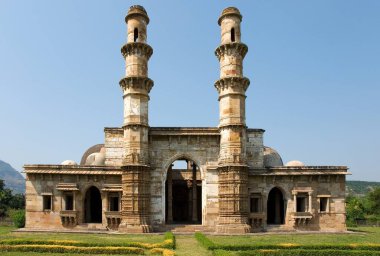 UNESCO dünya mirası Champaner Pavagadh; Mahmud Begdas Umrao tarafından inşa edilen Kevada Mescidi; Champaner; Panchmahals ilçesi; Gujarat; Hindistan; Asya  