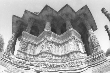 modhera Hindu güneş tapınağı, Mehsana, Gujarat, Hindistan, Asya