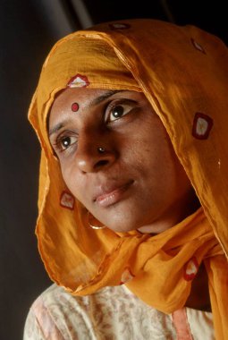 Hintli kadın, Anil Dave fotoğrafçısının karısı. 