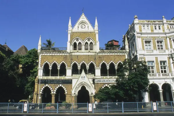 stock image Exterior view of David Sassoon Library, Fort, Mumbai, India, Asia