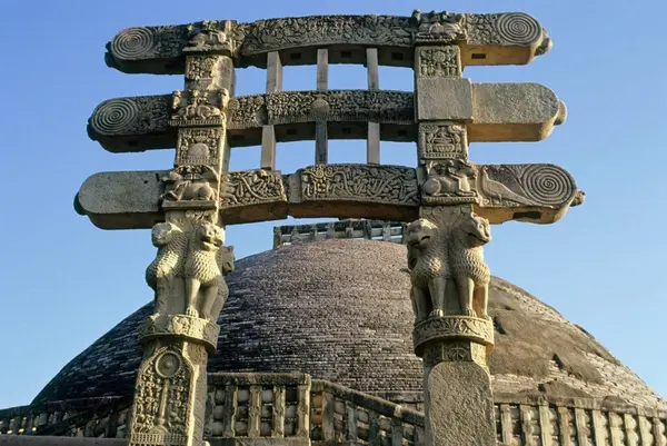 Sanchi Stupa, Madhya Pradesh, Hindistan