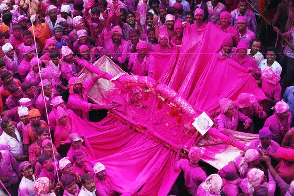 Stock image Festival jyotiba yatra at jyotiba temple, Wadi, Ratnagiri, Kolhapur, Maharashtra, India   