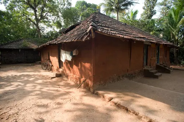 stock image Village house in, Rajwadi, Sangmeshwar, Ratnagiri, Maharashtra, India 