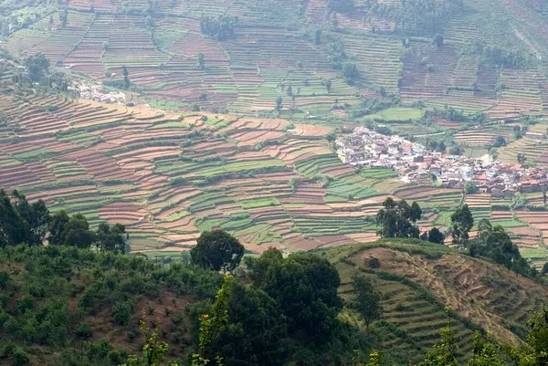 Kodaikanal deniz seviyesinden 2133 metre yükseklikteki Palani tepelerinde yer almaktadır; Tamil Nadu; Hindistan