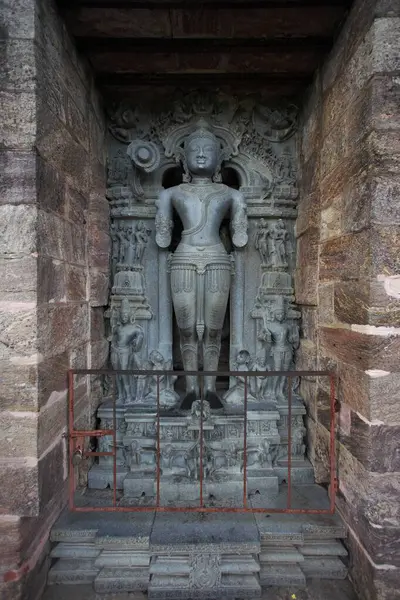 Statue of Vedic Sun god Surya or Arka at Konarak Sun temple , Orissa , India Unesco World Heritage site