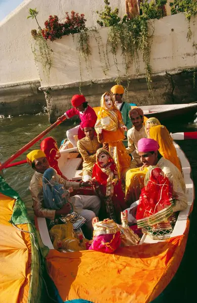 stock image Gangaur festival, udaipur, rajasthan, india 