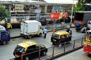 Deniz hatları tren istasyonu, Mumbai, Maharashtra, Hindistan, Asya 