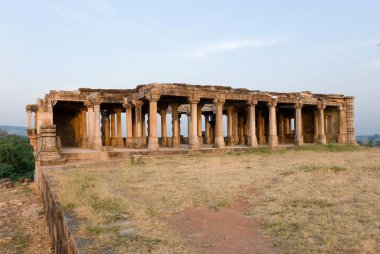 UNESCO World Heritage Champaner Pavagadh ; Jal Mahal a summer resort near vada talao of king Mahmud Begda (1458-1511AD) ; Panchmahals district ; Gujarat state ; India ; Asia clipart