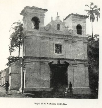 St. Catharine Katolik Kilisesi 1515, Goa, Hindistan 
