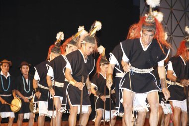 Arunachal Pradesh 'in rap dansı, Hindistan   