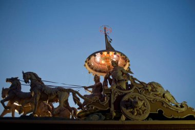 Agni Rath Savaş Arabası Heykeli, Rishikesh, uttarakhand, Hindistan, Asya 