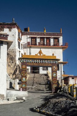 Ki Manastırı Spiti Vadisi Himachal Pradesh Hindistan Asya