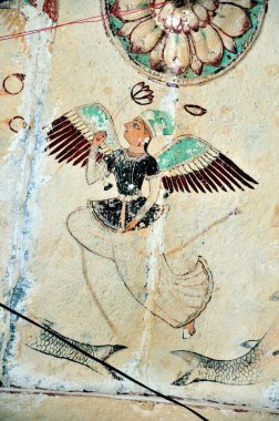 Tablo Cenotaph 84 sütunlu Bundi Rajasthan Hindistan Asya