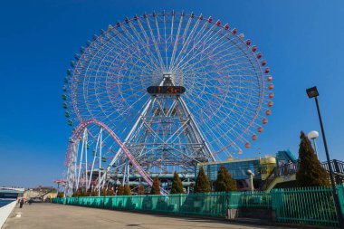 Dev tekerlek, lunapark, Tokyo, Japonya