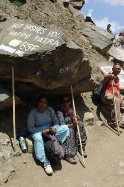 Pilgrim, amarnath yatra, jammu Kashmir, Hindistan, Asya 