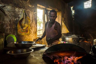 Dhaba, Jamshedpur, Jharkhand, Hindistan, Asya 