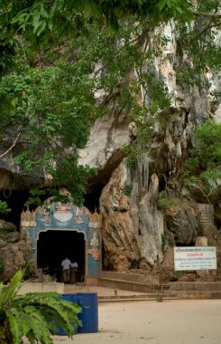 Wat Suwan Khuha cave temple , Phang Nga , Thailand clipart