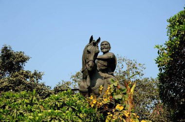 chhatrapati shivaji maharaj heykeli Hindistan, mumbai, maharashtra, Hindistan, Asya kapısında